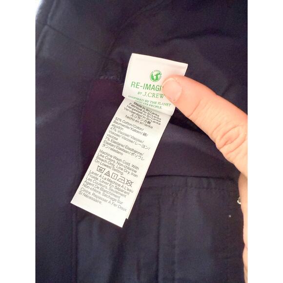 J Crew Factory | NWT | Kallie straight-leg pant in Navy | Sz 14 - Picture 9 of 10